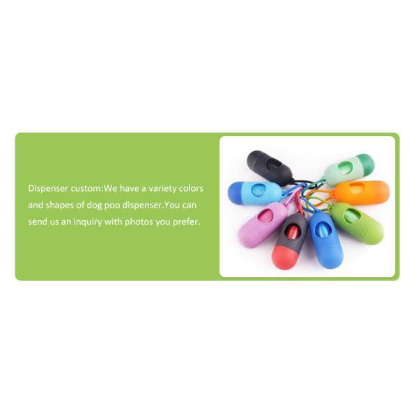 PLA PBAT Материал Структура Тепловое уплотнение 15 микрон Компостируемые мешки для домашних животных для собак и кошек