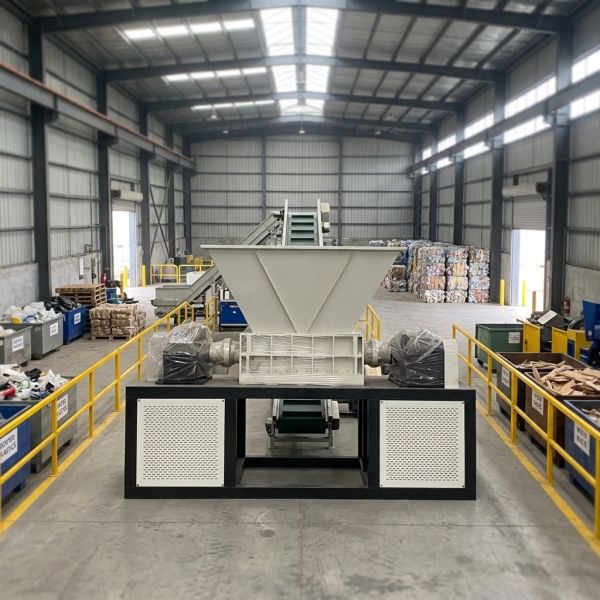 Industrial Dual Shaft Shredder Twin Shaft Scrap Crusher for Solid Waste Recycling