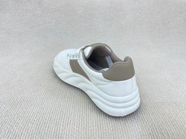 Microfiber Women Sneakers Genuine Leather