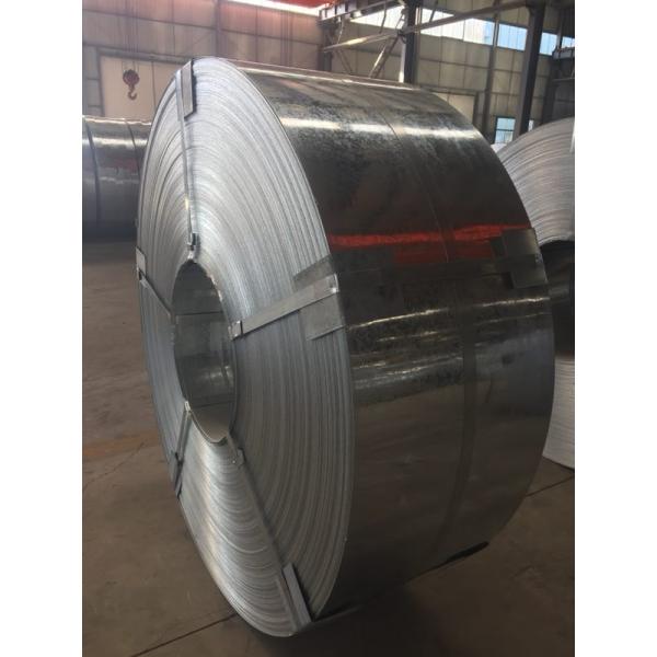 60mm Width Zinc Coating 80g Hot Dipped Q195 Galvanized Steel Strip ISO