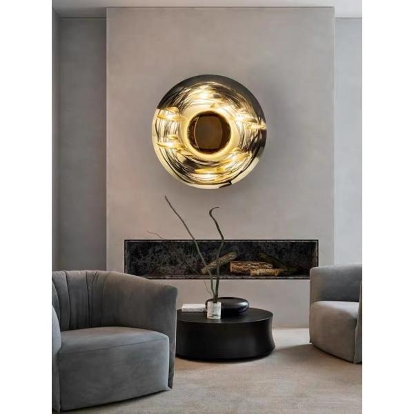 Luxury Stair Lamp Contemporary Led Gold decorative Wall Lamp For Hotel