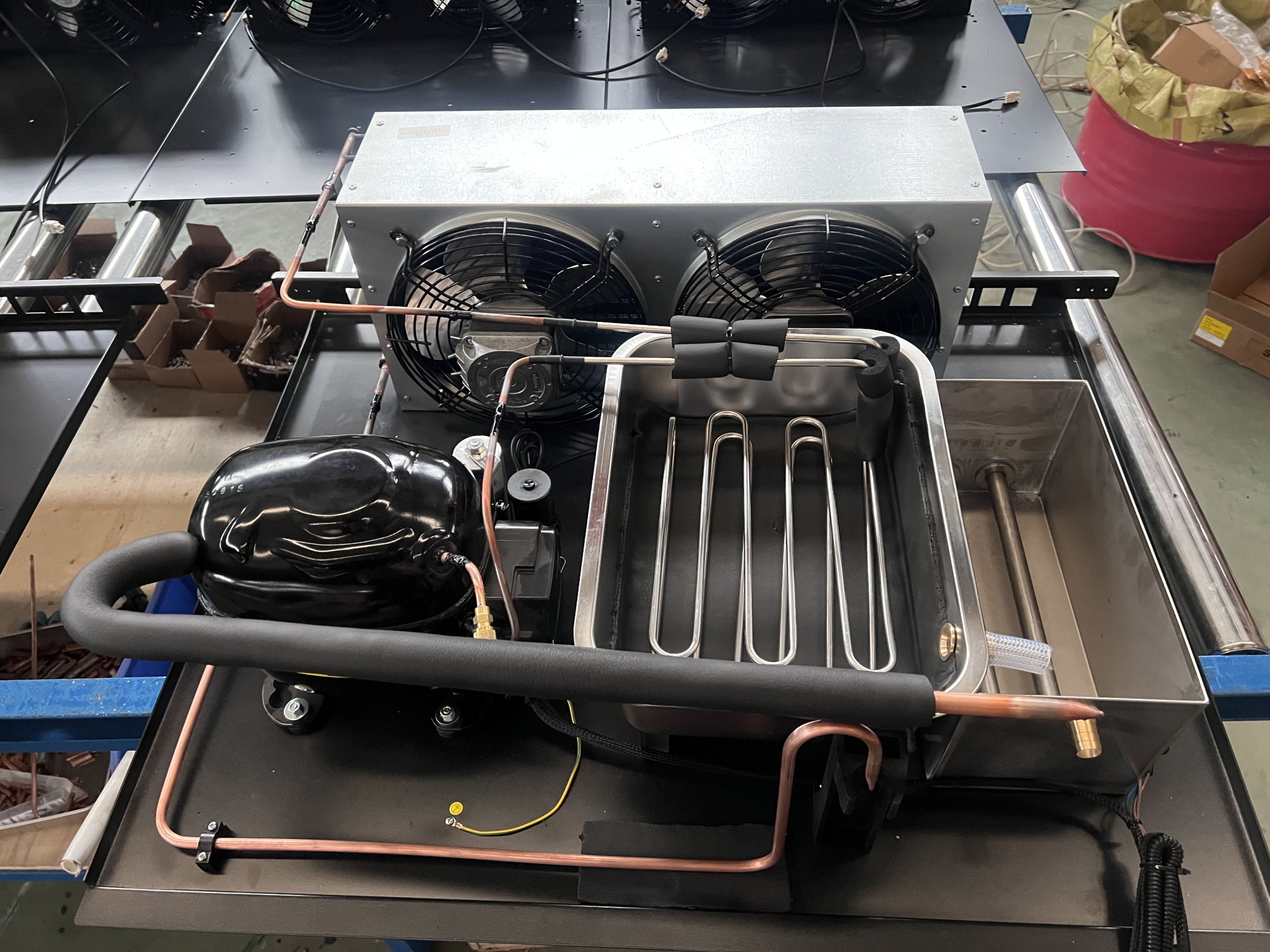 R290 Gas Auto Defrost Open Display Fridge with Adjustable Shelving for Supermarkets