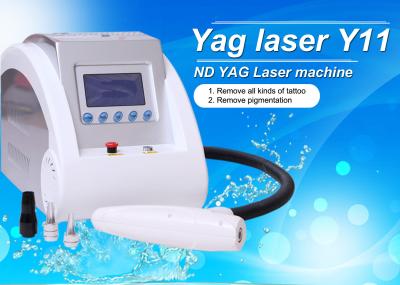 Y11 - Portble 1064 / 532 / 1320nm Q Switch ND YAG Laser Tattoo Removal Machine