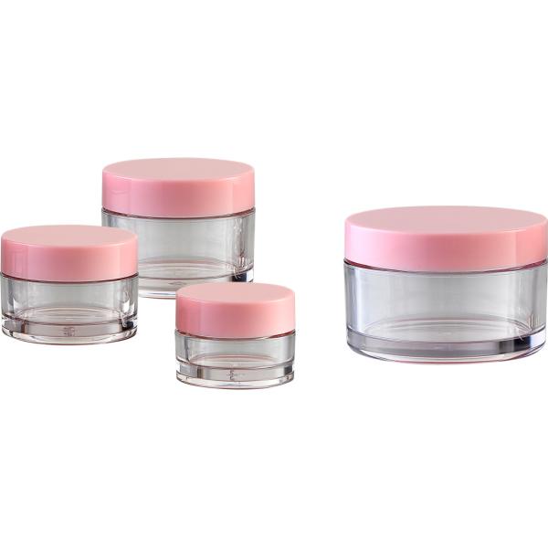 JL-JR819 Travel Single Wall PETG Cream Jars 5g 15g 20g 30g 50g 80g 100g 200g