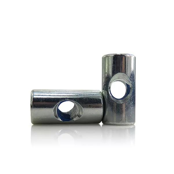 High Precision CNC Machined Stainless Steel Barrel Nut with Passivation Finish in M1~M16 Sizes