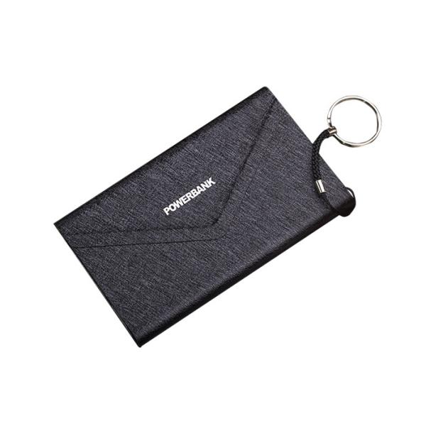 Thin-meter Power Bank Show Life Brand Gift Customization Factory Leather Envelope 4000mah, 5000mah Portable Power Bank