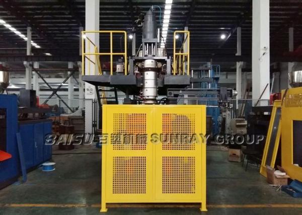 Car Air Vent Pipe Blow Molding Machine Diagonal 2 Tie Bars Central Clamping SRB90