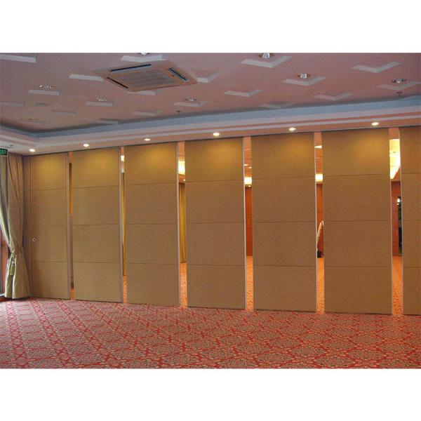 Salle de banquets acoustique séparateur de mur mobile séparateur de mur en bois système de cloisons coulissantes