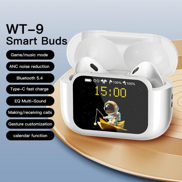 WT-9 タッチスクリーン ブルーテッド ワイヤレス イヤホン 充電可能な APP コントロール