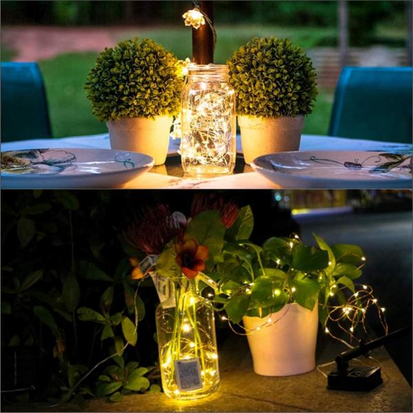 20/30/40M LED Solar Light String Outdoor Waterproof Garden Fairy Lights String Christmas Wedding Party Solar Light Decor