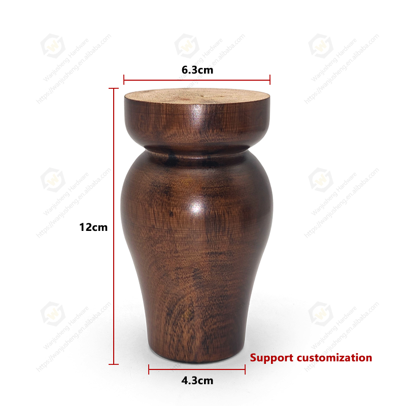 Gourd TV Cabinet Legs Sofa Legs Solid Wood Furniture Support Legs Furniture Accessories Increase Height