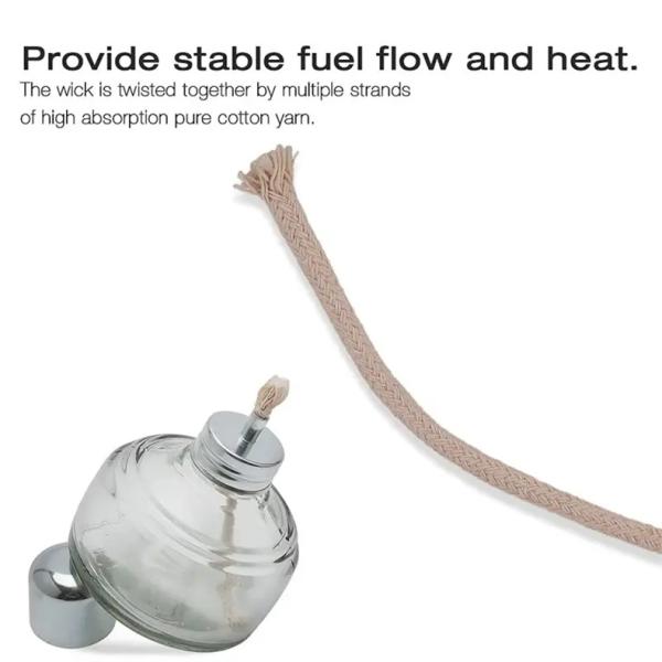 Dental Lab Glass Alcohol Burner 120ml Spirit Lamp Metal Cap Alcohol Burner Lamp With Woven Wick