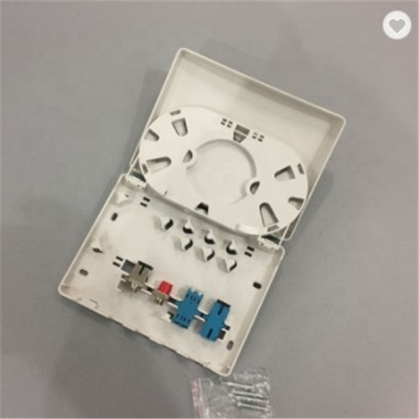 ftth 4 core 4 port plasticfiber optic termination box