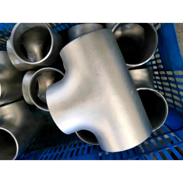 Butt Weld Pipe Fittings Stainless Steel Tee Joint SS Tee / Stainless Steel S32760 Tee Welded Pipe Fittings Elbow