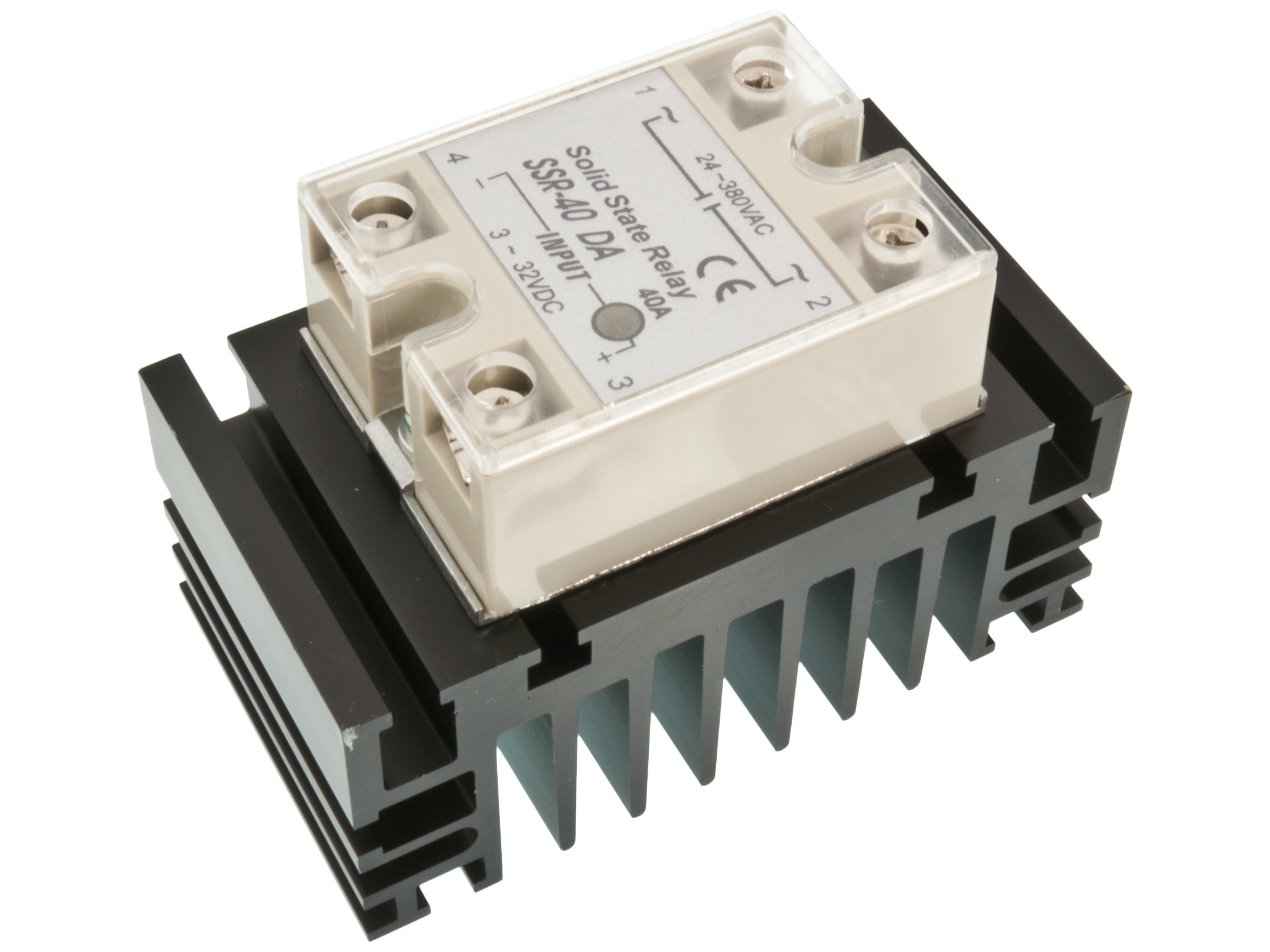 100A параллель SCR Heatsink полупроводникового реле SSR обратная