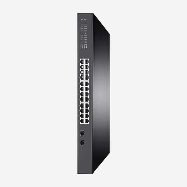 interruptor controlado portuário 8K MAC Address Smart Managed Switch de 802.1Q VLAN 24