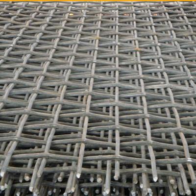 High Carbon Steel Crimped Woven Wire Mesh / Vibrating Screen Mesh