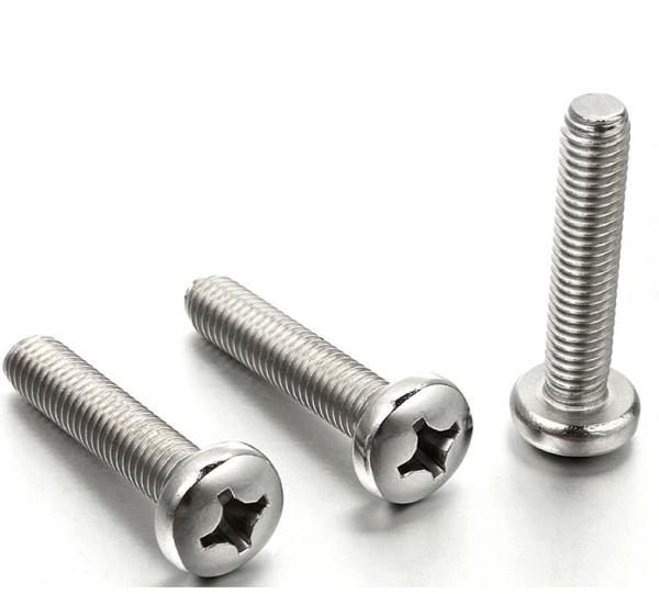 Stainless Steel Pan Head Phillips Screws DIN7985 Stainless Steel Cross Recessed Pan Head Screws