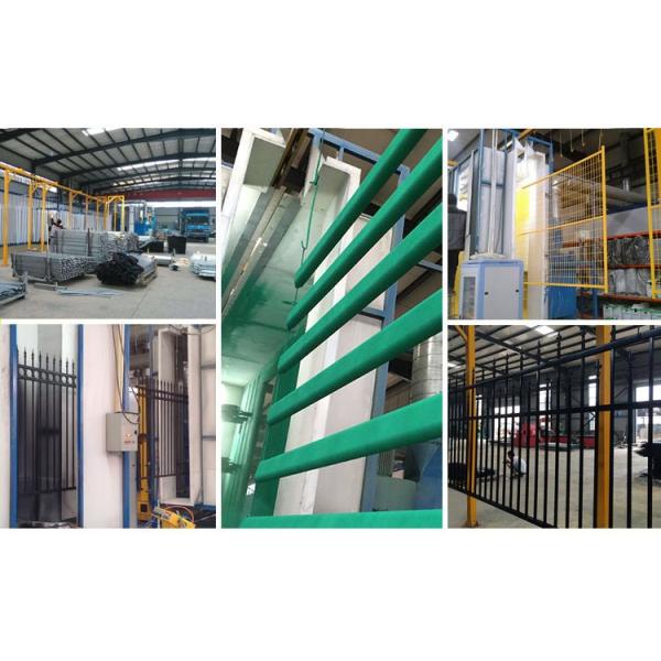 Decorative welded steel picket fence,beautiful-garden fence Steel Tubular Fence ,Garrison Fence for sale