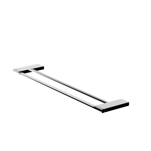 Double towel rail 82309,Square &chrome&Brass+Zinc1&Bathroom Accessories&