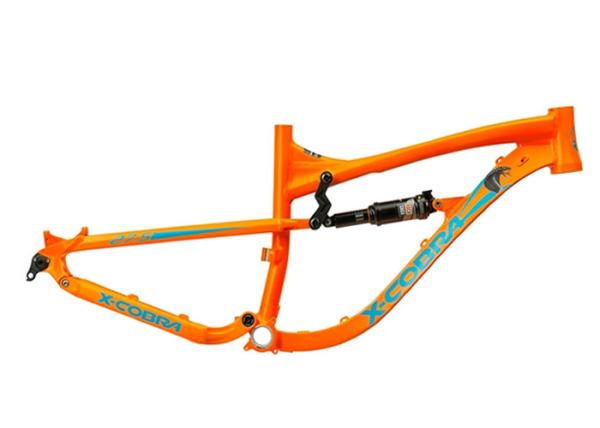 Full Suspension Enduro Aluminum Bike Frame Multi Color With Compatible Wheel