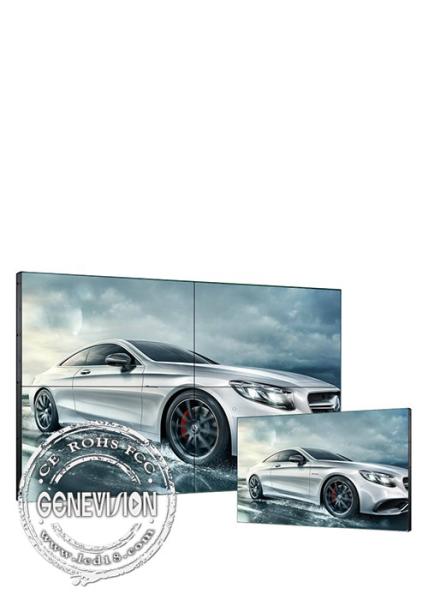 Metal a parede video do Signage traseiro de Shell Digital 55 a tela 1920X1080P interno do painel 2*2 da polegada