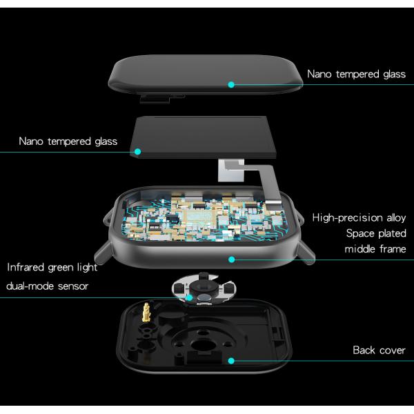 Удар T58 резвится дозор ответственного шага температуры тела сна передачи телефона умный