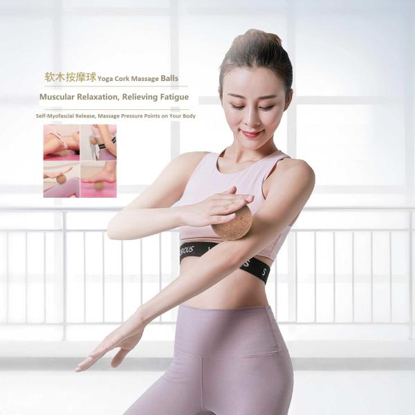 шарик массажа пробочки йоги 50mm до 100mm повышая кровообращение