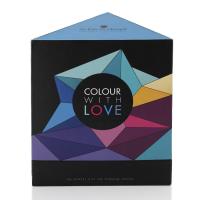 Caixa de presente dada forma do papel de embalagem triângulo criativo com impressão a cores de CMYK