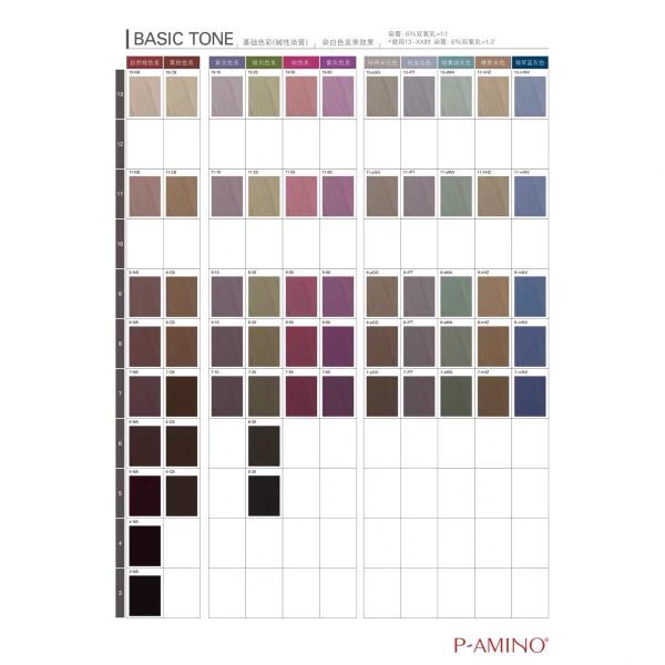 P-AMINO Vietnam Malaysia Hair Color Dye Cream 80ML for Men Women