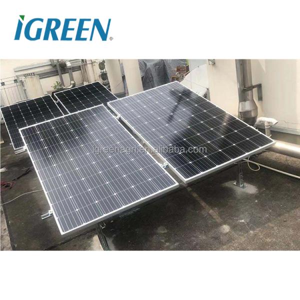 IGREEN Hot-dip Galvanized Steel Bracket For Solar Panel Mounting Structure With 120-Year Warranty Gray