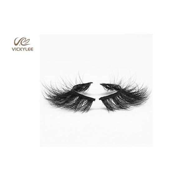 Fan Shaped Handcrafted 19MM Natural False Eyelashes