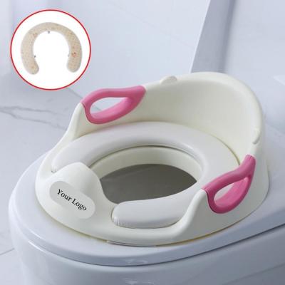 Produtos para recém-nascidos Assento de banheiro para bebê com personalização de logotipo Anti Splash