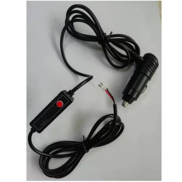 Custom Fan Switch Power Line Cable PE Jacket 1.2M JST 2Pin Bullet head