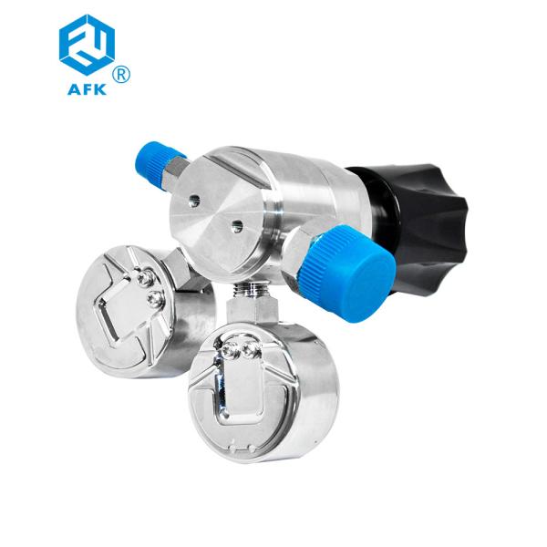 1/4 do CV de aço inoxidável do regulador de pressão 0,06 do NPT regulador de alta pressão do oxigênio