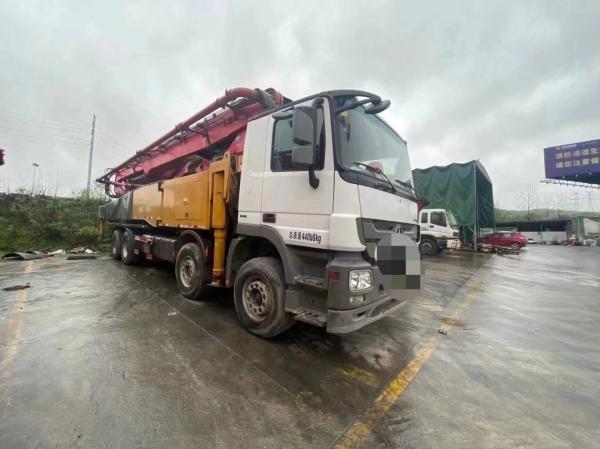 2018 Sy 56m pompe à béton sur MB camion machine à mélanger le béton pour le béton semi-sec