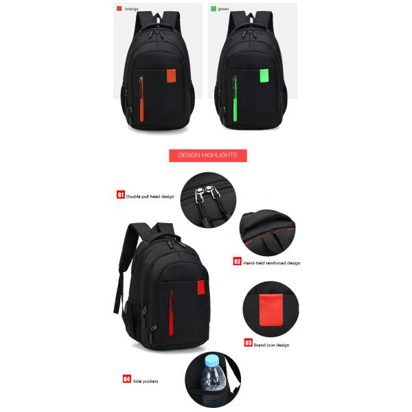 Private Label Waterproof Backpack With Laptop Pocket , Oxford Unisex Travel Backpack