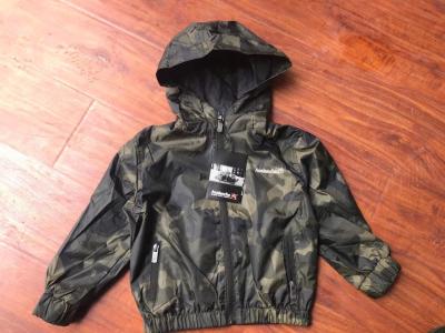 Lightweight Autumn Winter Camo Print Outdoor Jackets Kids Water Proof