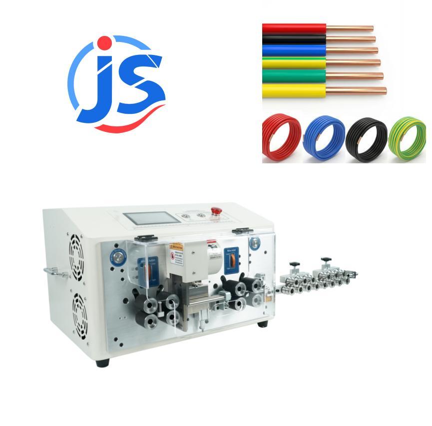 Double Layer Peeling Cable Cutting Machine 5 Inch Touch Screen Cable Cut And Strip Machines