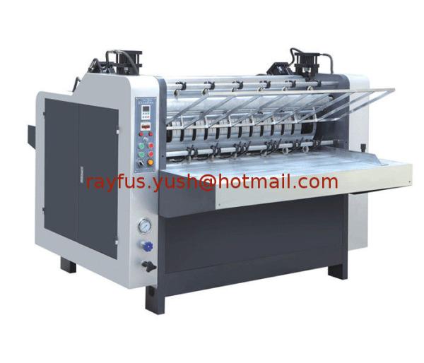 Full Automatic Flute Laminating Machine, Single Faced Corrugated Sheet + Surface Paper
