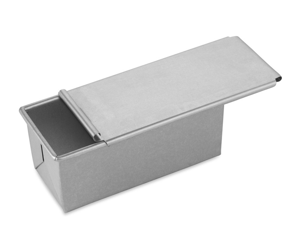 RK Bakeware China Foodservice NSF 750 г Алюминиевый Пульман Хлебная кастрюля Капли на хлебную кастрюлю крышка Пульман Хлебная кастрюля Для промышленности