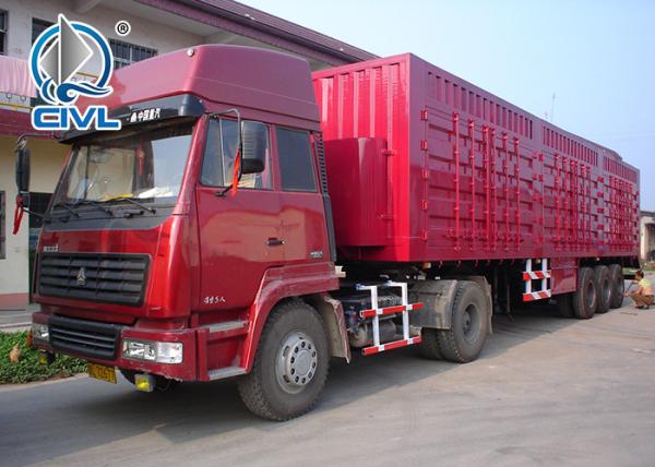 CIVL Van Type Semi Trailer Trucks 40 Ton Payload Semi Van Box Trailer