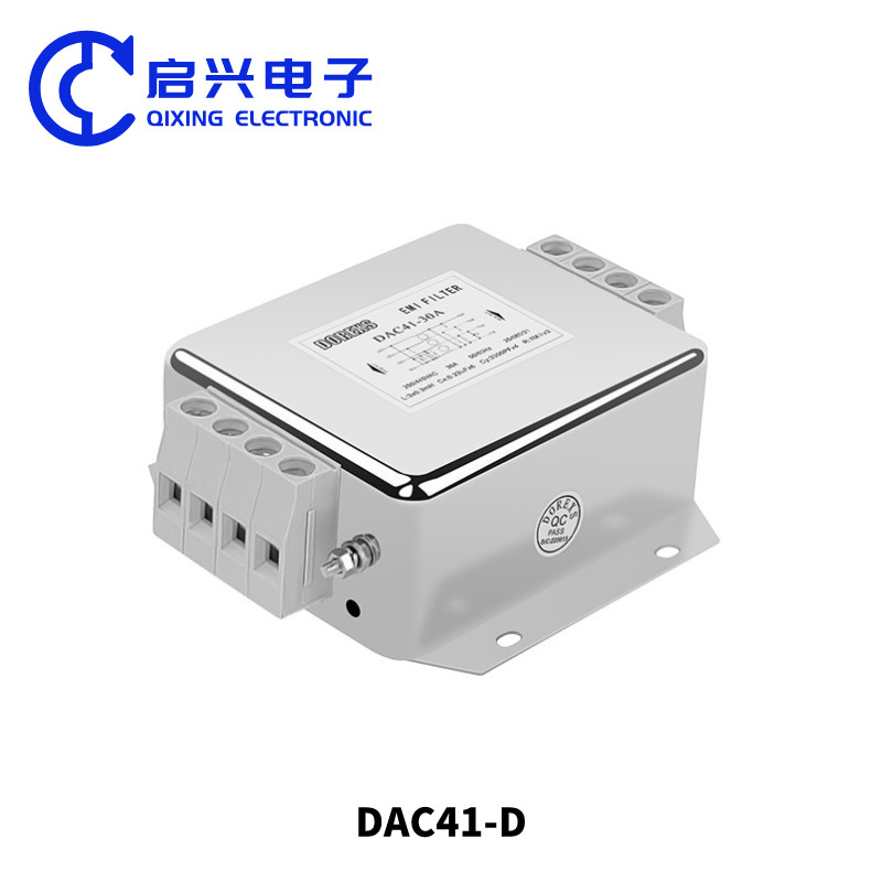 DAC41-D серия EMI фильтр 6A-30A Трехфазный четырехпроводной фильтр шума питания AC 380VAC/440VAC