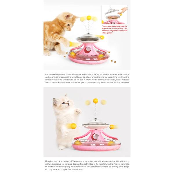 Cats Small Animals Suitable Popular Cat Kitten Track Ball Toys Teaser Balls by Pet Supplies