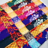 Tela do poliéster do preto do ODM para a decoração da roupa DIY