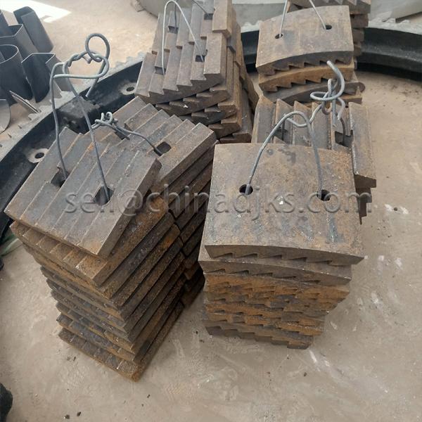 High Cr Casting Crusher Inner Plates For Vertical Crusher Wear Performance