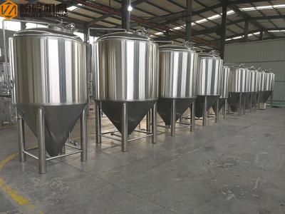 500L Stainless Steel Fermentation Tank Small Conical Fermenter 60 Degree Cone