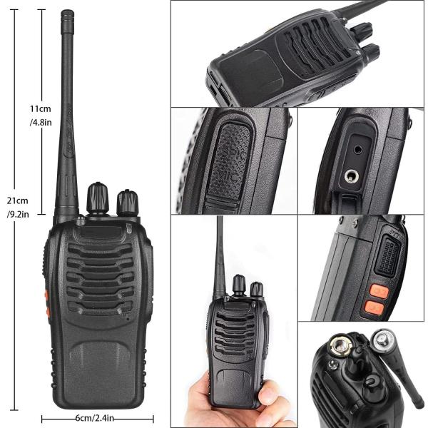 99 Storage Channel BF-888S Dual Band Two Way Radio Walkie Talkie for Kids Mobile Handheld