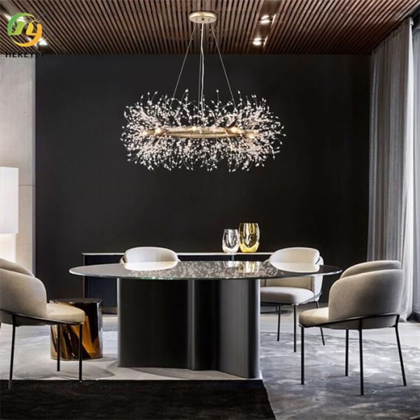 Фейерверк 9 шариков светлого акрилового стекла люстры металла привесной светлый ясный