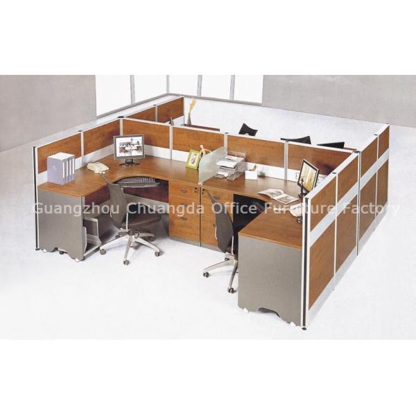 Aluminum frame with 5mm MDF Panel Office Furniture Workstations CD-8824